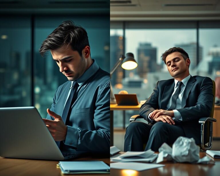 Stress Erschöpfung Unterschied